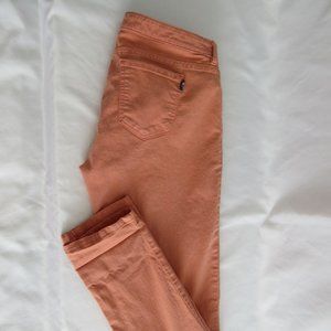 The North Face - Women's Size 12, Peach Orange, 5 Pocket, Denim, Stretchy Jeans